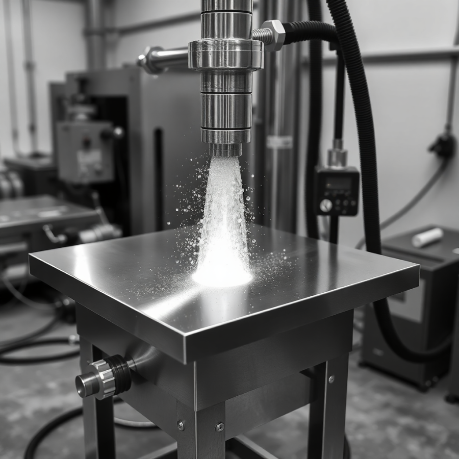 Glass Bead Shot Blasting